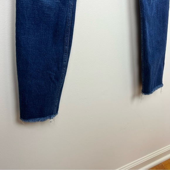 A&F Simone High Rise Slim Dark Wash Jeans - Picture 4 of 11